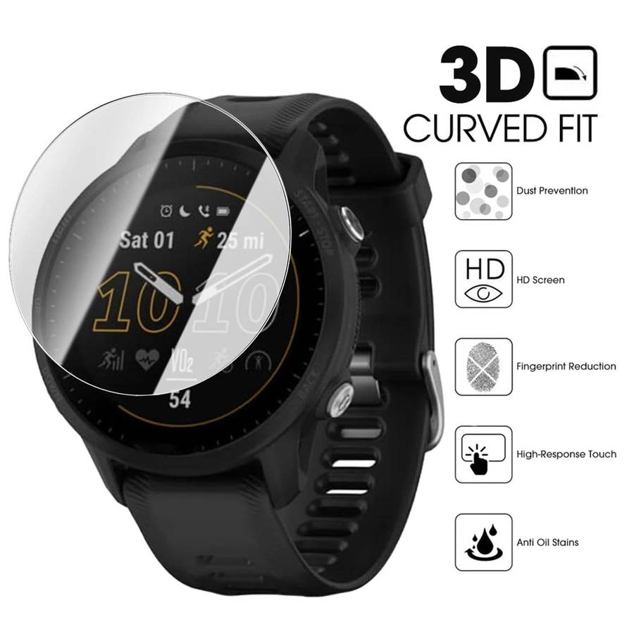 For Garmin Fenix 7X Pro Full-Screen Anti-Fingerprint HD Positioning Easy Installation Watch Tempered