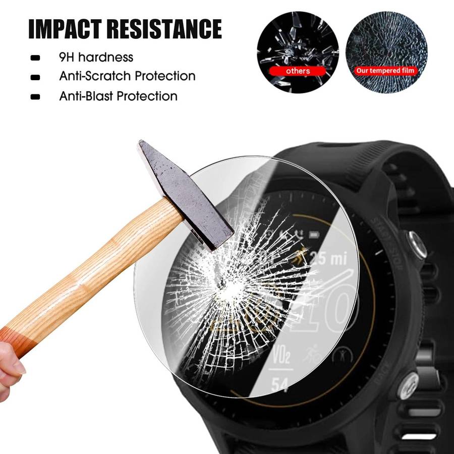 For Garmin Fenix 7X Pro Full-Screen Anti-Fingerprint HD Positioning Easy Installation Watch Tempered