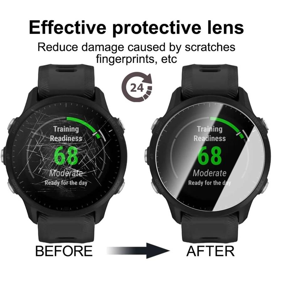 For Garmin Fenix 7X Pro Full-Screen Anti-Fingerprint HD Positioning Easy Installation Watch Tempered
