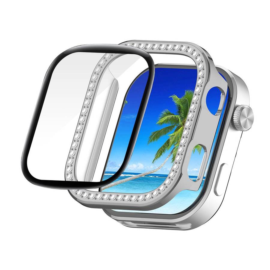 For Redmi Watch 6 ENKAY Hat-Prince Diamond PC Watch Cover with Full Coverage PMM ... (Transparent)