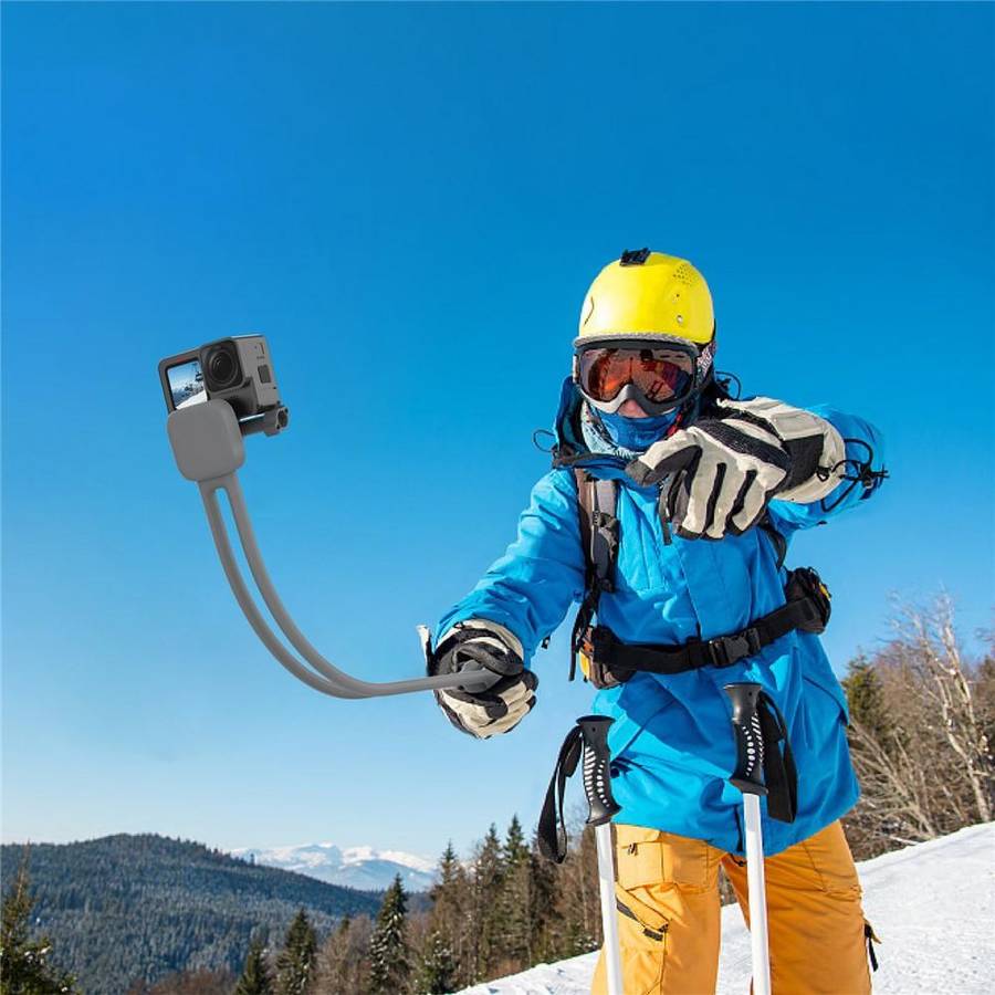 K08-1C Versatile Vlog Aceessories Portable Neck Mount Sports Camera Holder