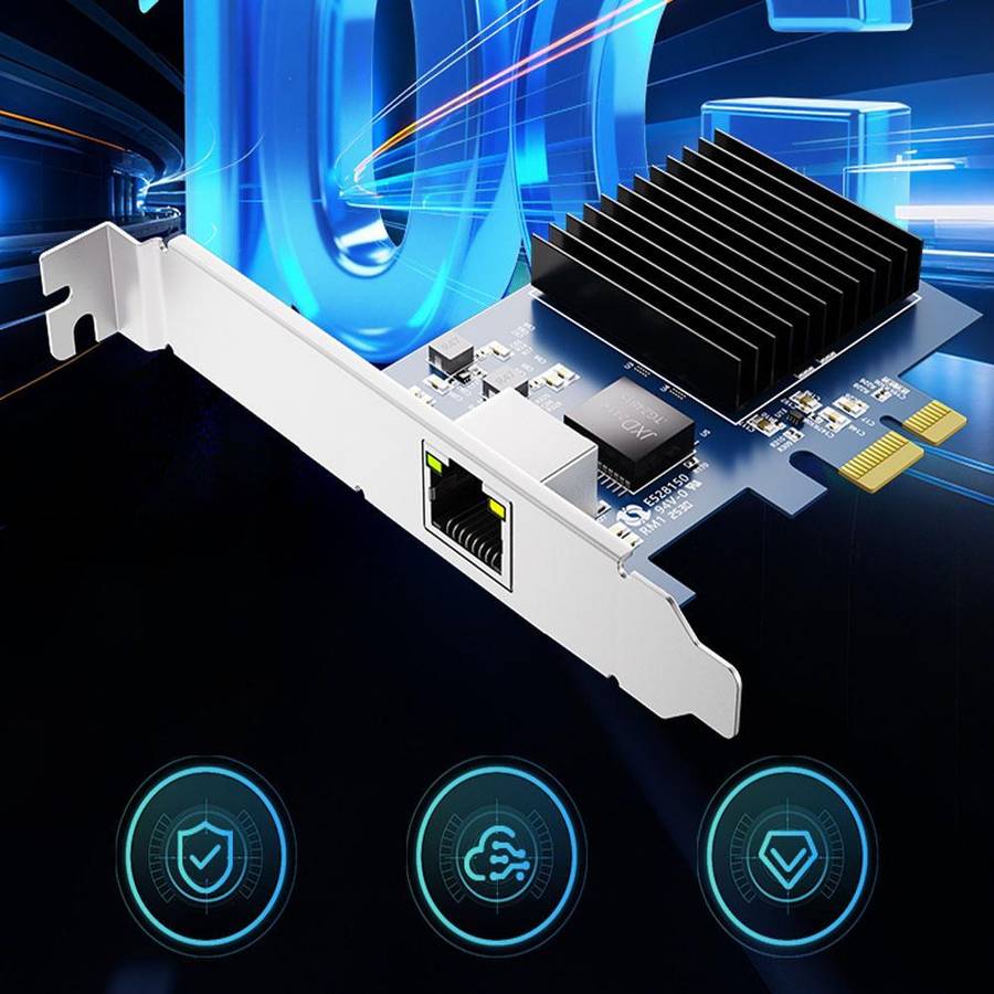 10G Realtek RT8127 PCIe 4.0X1 Diskless Network Card