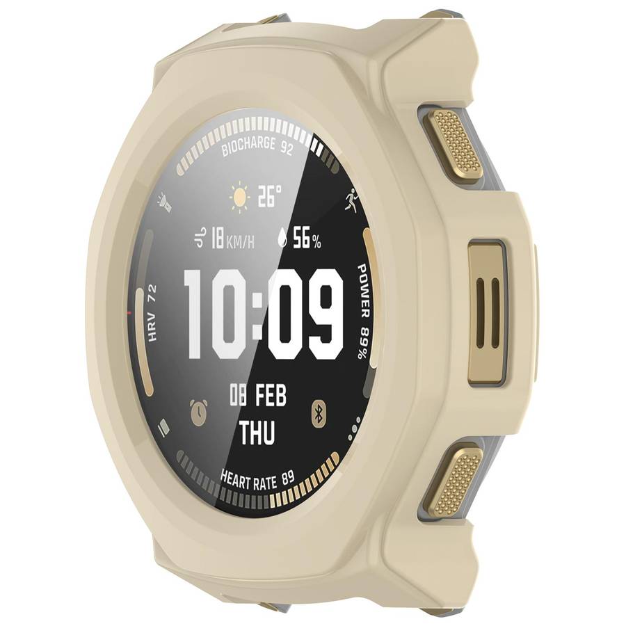 For Amazfit T-Rex 3 Pro 44mm Tempered Film Integrated PC Watch Protective Cover(White)
