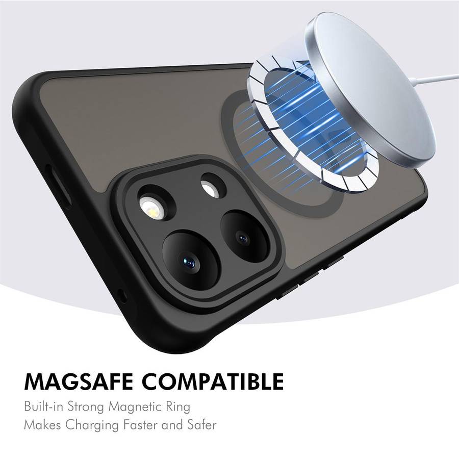 For Xiaomi Poco X8 Pro Max ENKAY Hat-Prince MagSafe Matte Translucent Shockproof Phon ... (Purple)