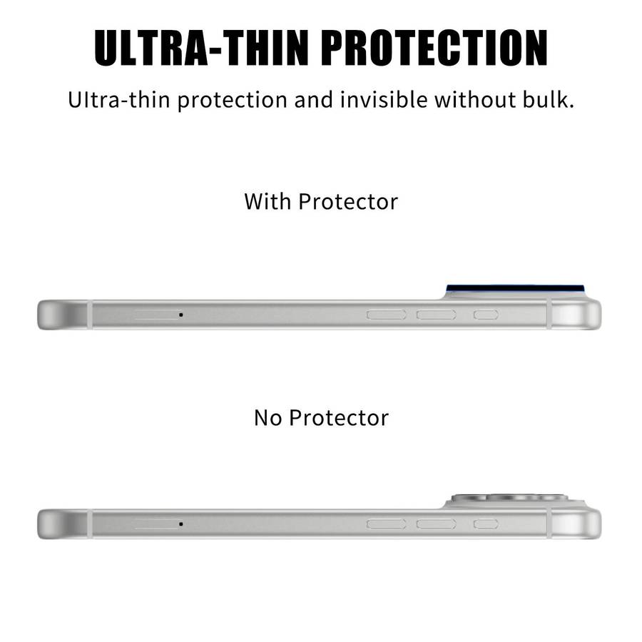 For iPhone 17 Pro Kalebol Silk-Screened HD Anti-Fingerprint AR Integrated Camera Lens Tempered Gla