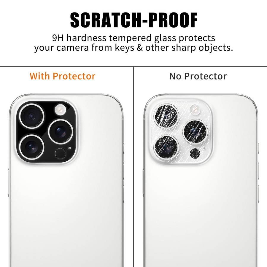 For iPhone 13 Pro / 13 Pro Max Kalebol Silk-Screened HD Anti-Fingerprint AR Integrated Camera Lens