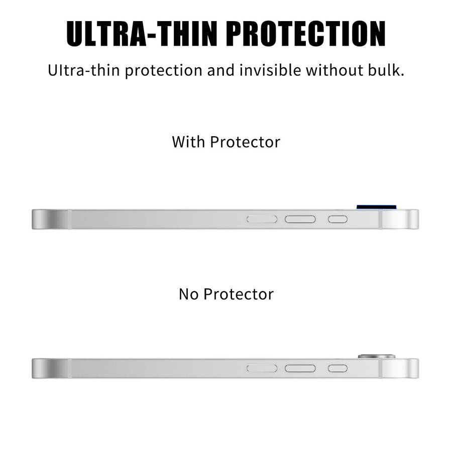 For iPhone 17e / 16e Kalebol Transparent HD Anti-Fingerprint AR Integrated Camera Lens Tempered Gl