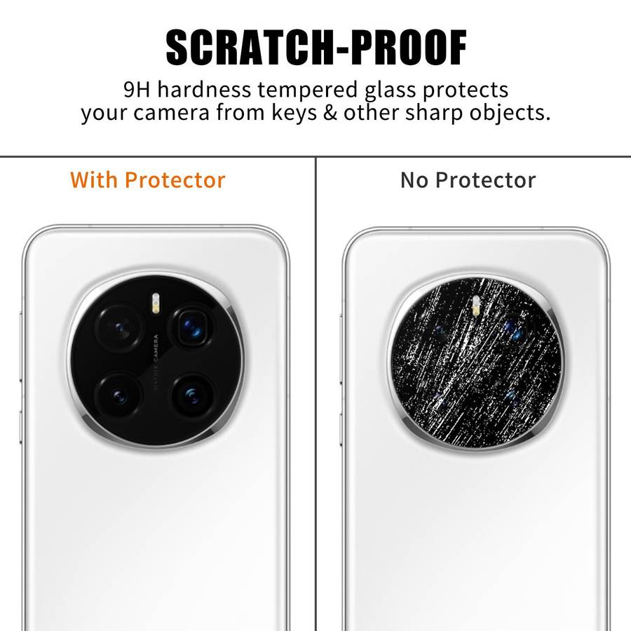 For Honor Magic7 Pro Kalebol Transparent HD Anti-Fingerprint AR Integrated Camera Lens Tempered Gl