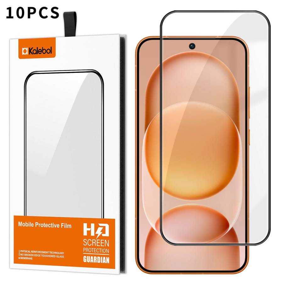 For Honor Magic8 Pro Air 10pcs Kalebol High-Aluminum Screen-Printed Full-Coverage Anti-Fingerprint