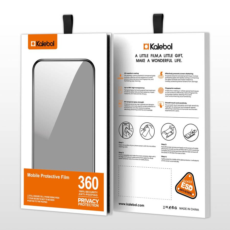 For Huawei nova 15 Pro / Ultra Kalebol High-Aluminum Screen-Printed Full-Coverage Black-Border Pri
