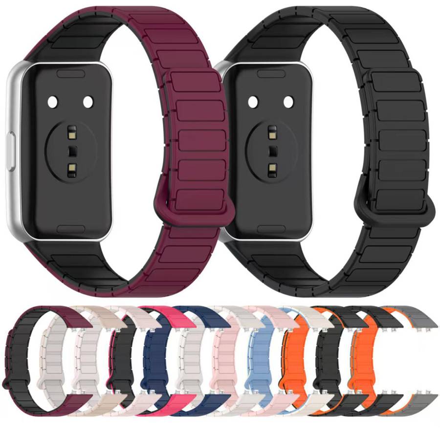 For Huawei Band 11 / Band 11 Pro I-Shaped Adjustable Magnetic Silicone Watch Band(Starlight)