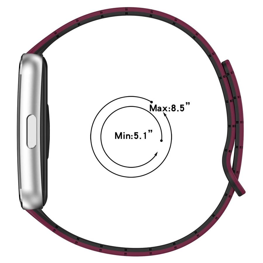 For Huawei Band 11 / Band 11 Pro I-Shaped Adjustable Magnetic Silicone Watch Band(Starlight)