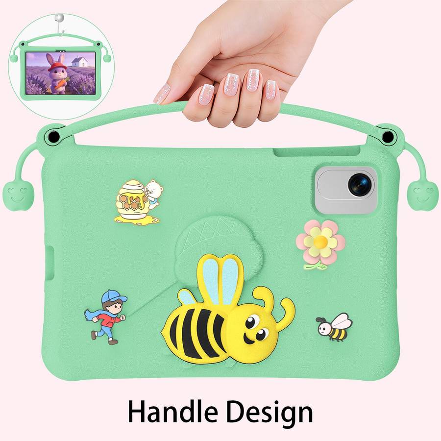 For Honor Pad X9a / X10 Pro / X9 Pro Little Bee EVA Shockproof Tablet Case(Light Cyan)