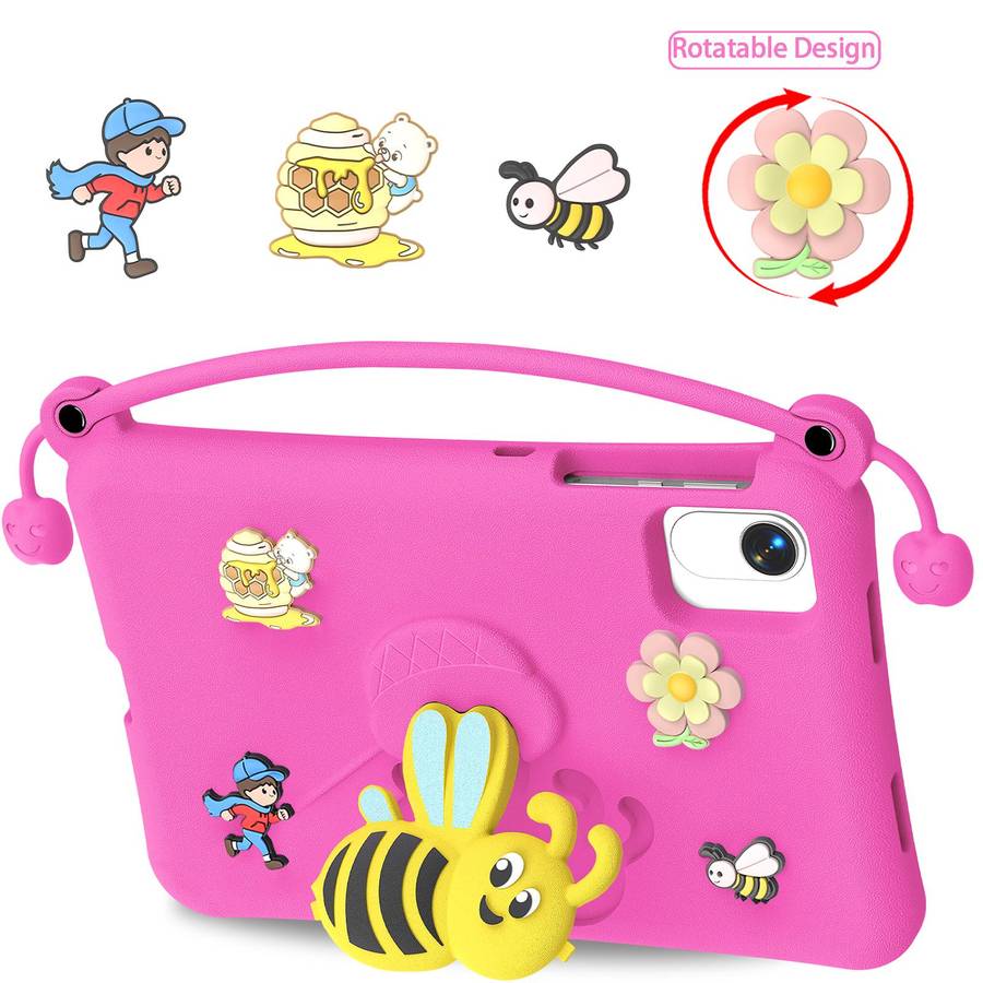 For Honor Pad X9a / X10 Pro / X9 Pro Little Bee EVA Shockproof Tablet Case(RoseRed)