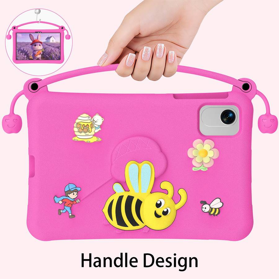 For Honor Pad X9a / X10 Pro / X9 Pro Little Bee EVA Shockproof Tablet Case(RoseRed)