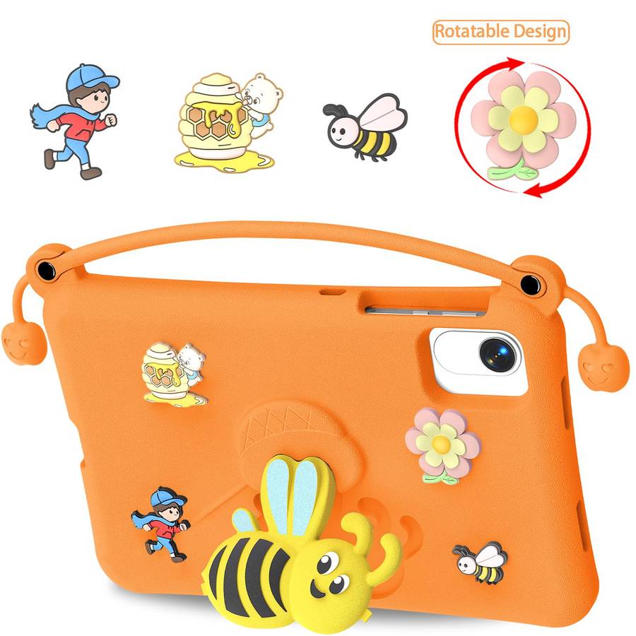 For Honor Pad X9a / X10 Pro / X9 Pro Little Bee EVA Shockproof Tablet Case(Orange)