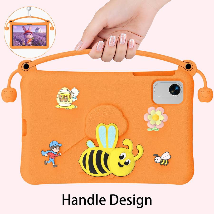 For Honor Pad X9a / X10 Pro / X9 Pro Little Bee EVA Shockproof Tablet Case(Orange)