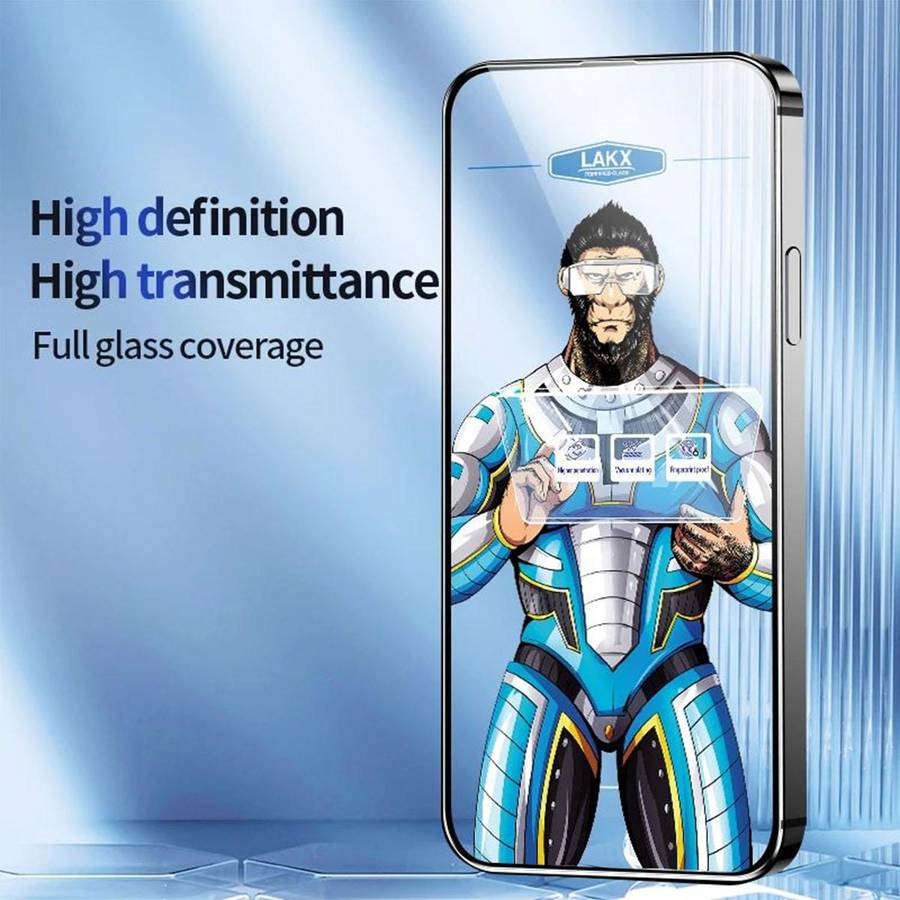 For Huawei Mate 80 / Mate 80 Pro 10pcs Blue Gorilla Anti-fingerprint Anti-static Silk Screen HD El