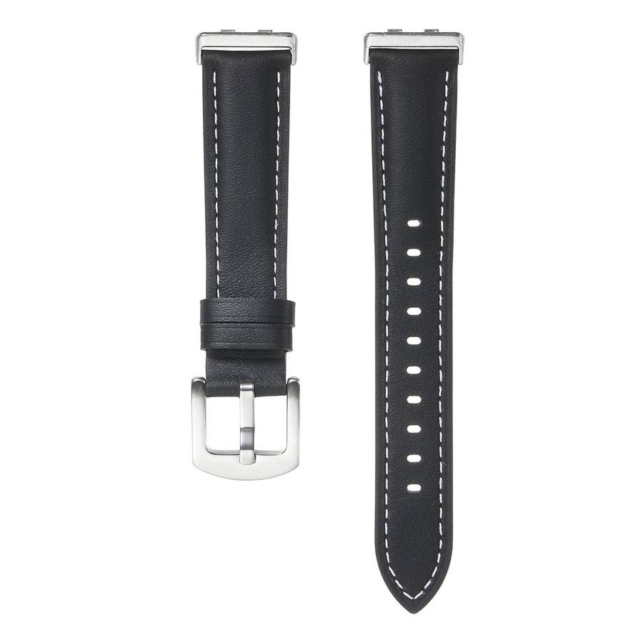 For Huawei Band 11 / Band 11 Pro Plain Genuine Leather Watch Band(Black)