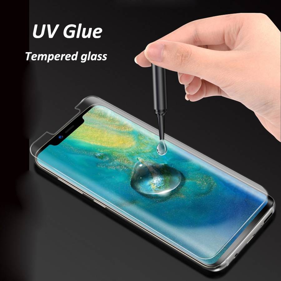 For iPhone XS Max / iPhone 11 Pro Max UV Liquid Curved Full Glue Full Screen Tempered Glass
