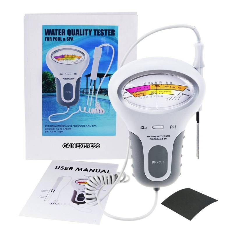 PC102 Swimming Pool Water Quality Tester PH Test Pen Chlorine Gas Water Quality Tester