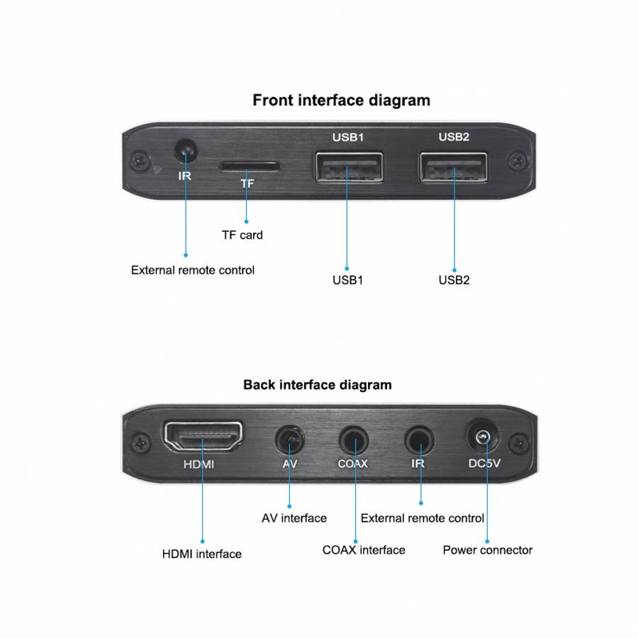 4K HD Player Single AD(US)