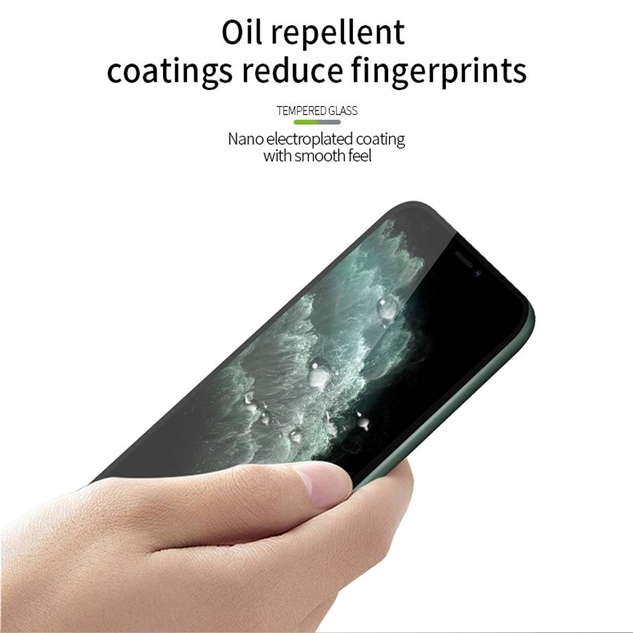 For iPhone 11 Pro Max MOFI 9H 2.5D Full Screen Tempered Glass Film(White)