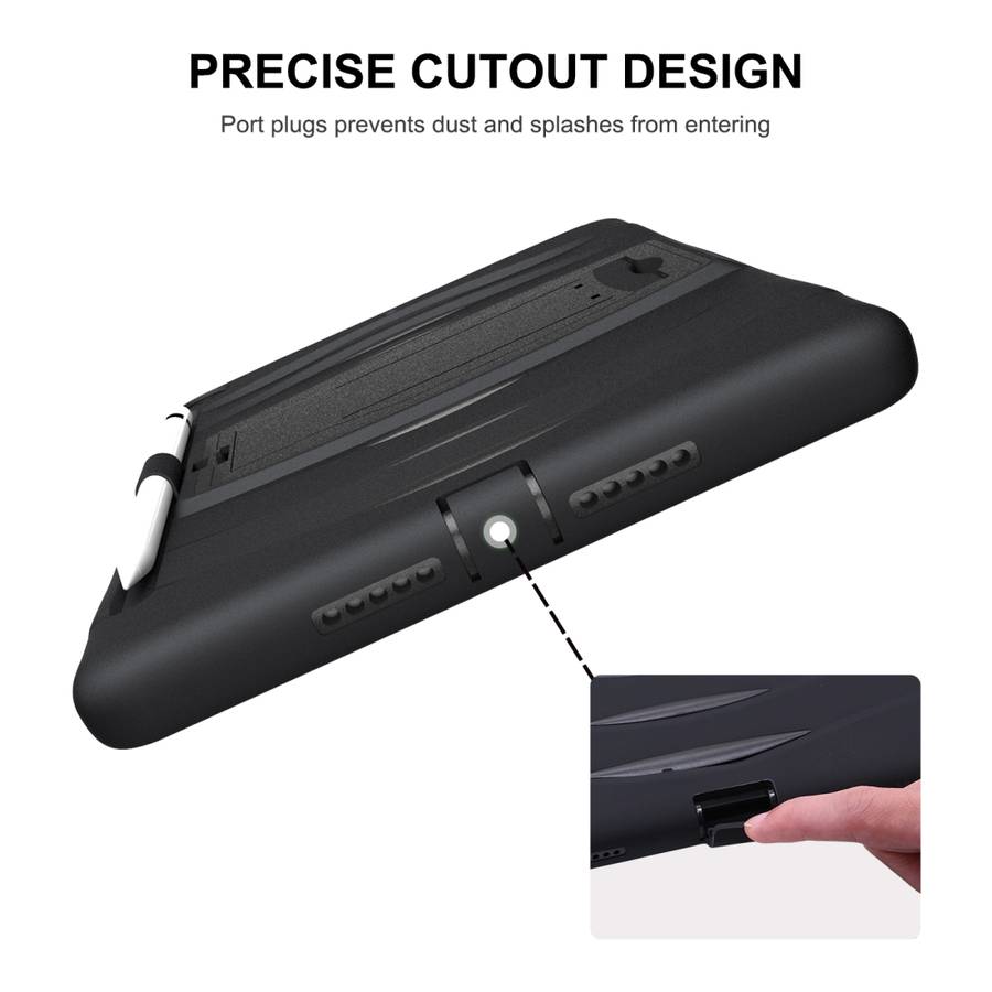 For Galaxy S5e 10.5 (2019) T720 360 Degree Rotation PC + Silicone Protective Case wit ... (Purple)