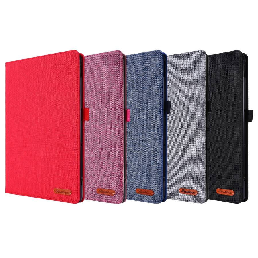For Huawei Matepad Pro 10.8 Fabric + TPU Flat Protective case With Name Card Clip(Grey)