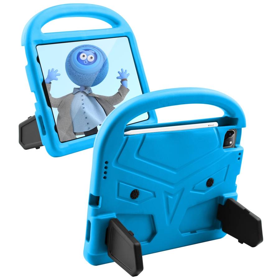 For iPad Pro 11 (2020) Sparrow Style EVA Children's flat Plate Fall Protection Tablet Case(Blue)