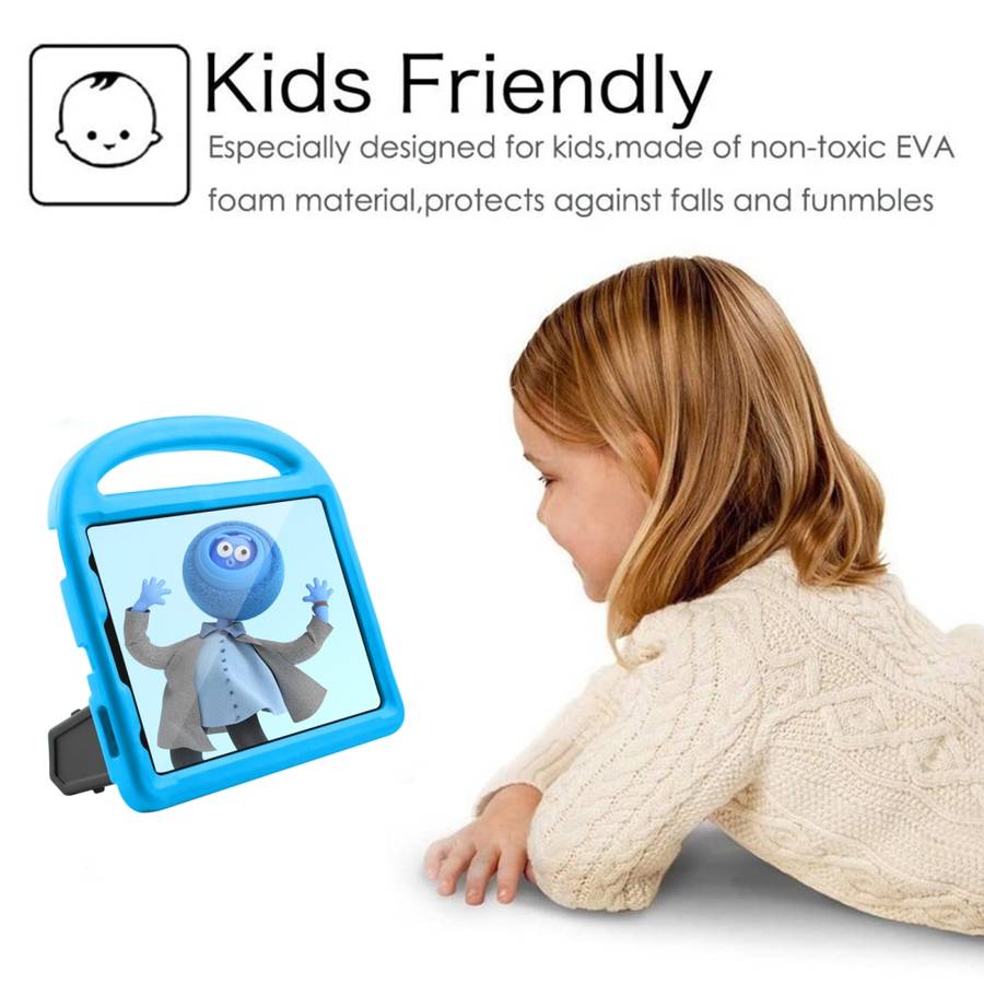 For iPad Pro 11 (2020) Sparrow Style EVA Children's flat Plate Fall Protection Tablet Case(Blue)