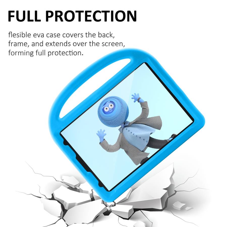 For iPad Pro 11 (2020) Sparrow Style EVA Children's flat Plate Fall Protection Tablet Case(Blue)