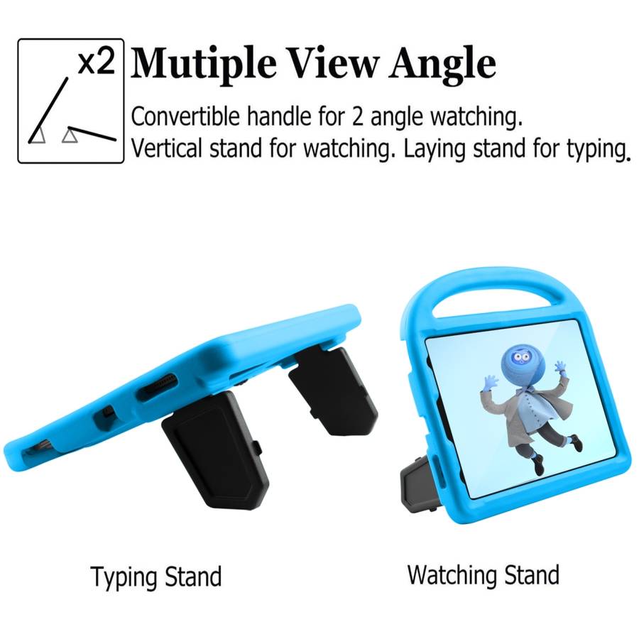 For iPad Pro 11 (2020) Sparrow Style EVA Children's flat Plate Fall Protection Tablet Case(Blue)