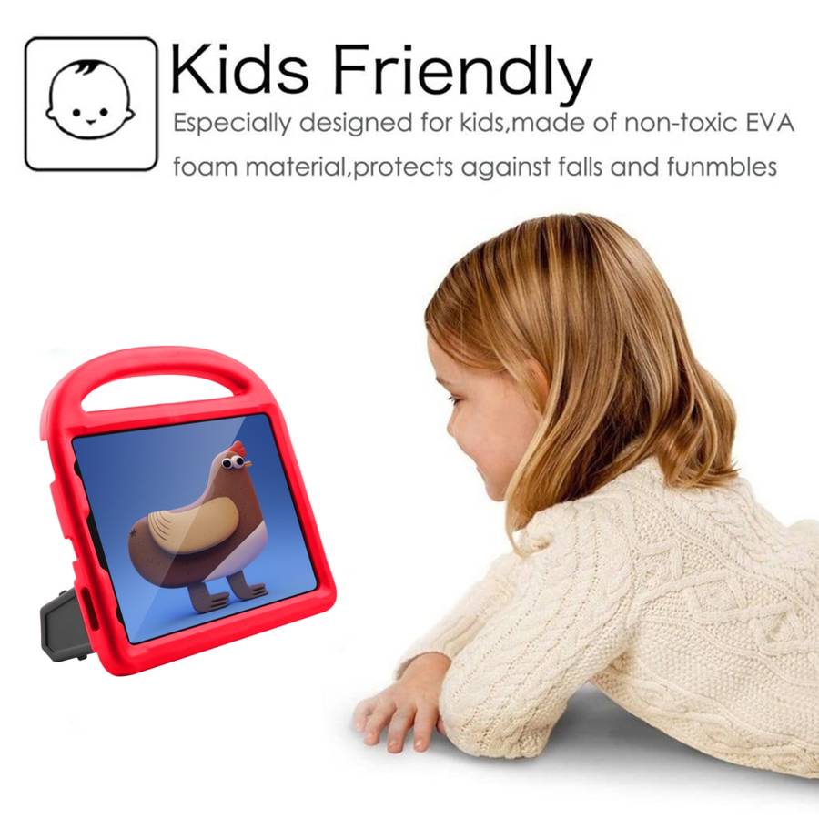 For iPad Pro 11 (2020) Sparrow Style EVA Children's flat Plate Fall Protection Tablet Case(Red)