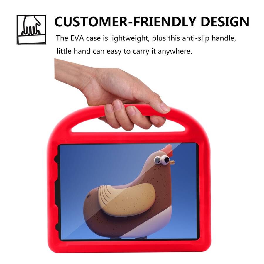 For iPad Pro 11 (2020) Sparrow Style EVA Children's flat Plate Fall Protection Tablet Case(Red)