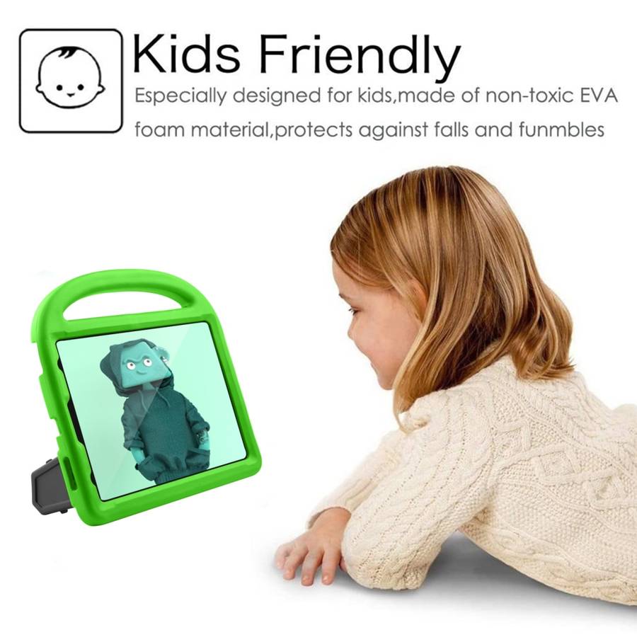 For iPad Pro 11 (2020) Sparrow Style EVA Children's flat Plate Fall Protection Tablet Case(Green)
