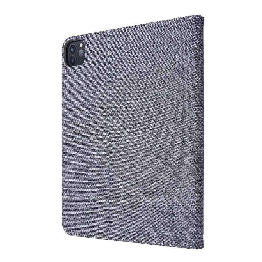 For iPad Pro 11(2020) Horizontal Flip TPU + Fabric PU Leather Protective Tablet Case wi ... (Gray)