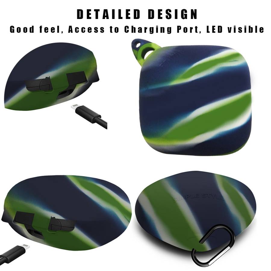 For Apple Beats Powerbeats Pro Bluetooth Headset Drop-roof Dust-proof Silicone Pro ... (Mud Color)