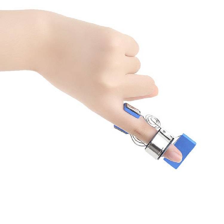 Stainless Steel Finger Exercise Finger Joint Orthosis Fracture Fixation Splint Active Straight Hand