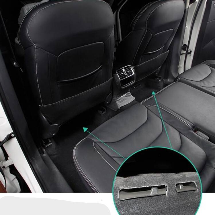 2 PCS Car Air Exhaust Cover Seat Air Outlet Protection Cover for Skoda, Style:Upgraded pair