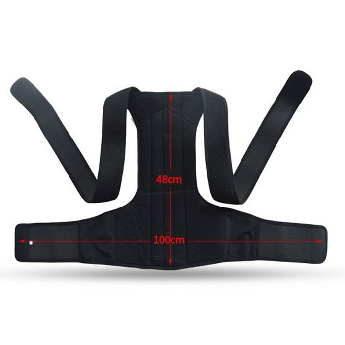 Back Posture Corrector Shoulder Lumbar Brace Spine Support Belt Adjustable Adult Corset Posture Cor