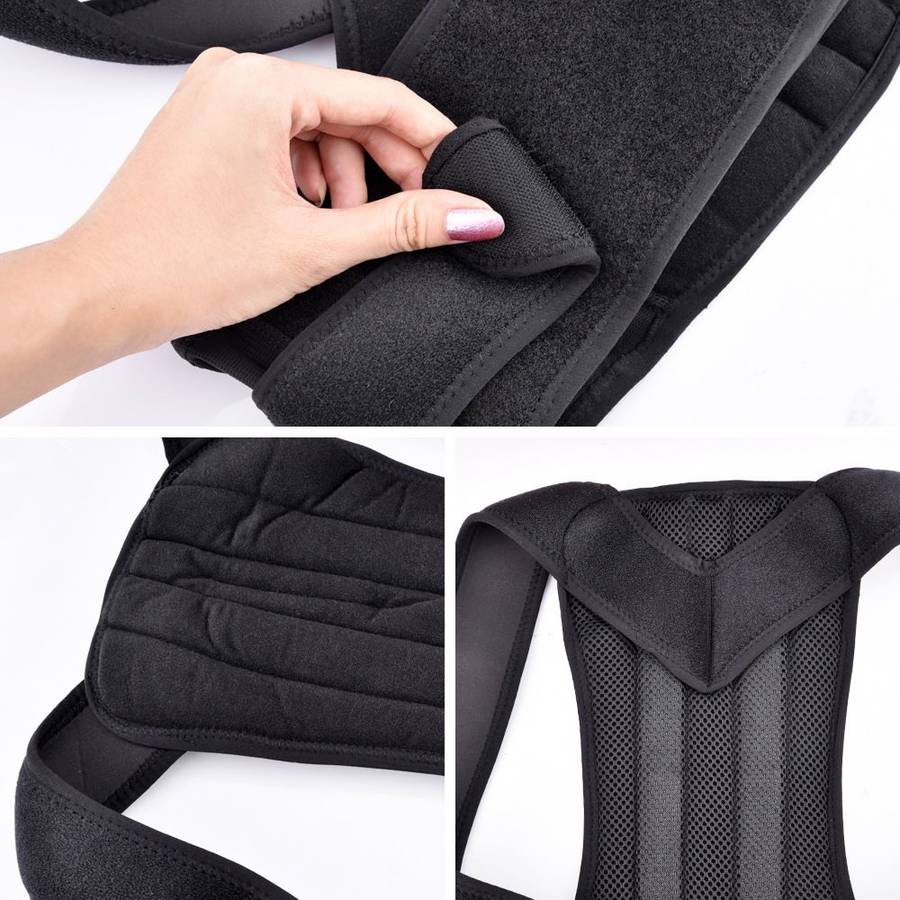 Back Posture Corrector Shoulder Lumbar Brace Spine Support Belt Adjustable Adult Corset Posture Cor