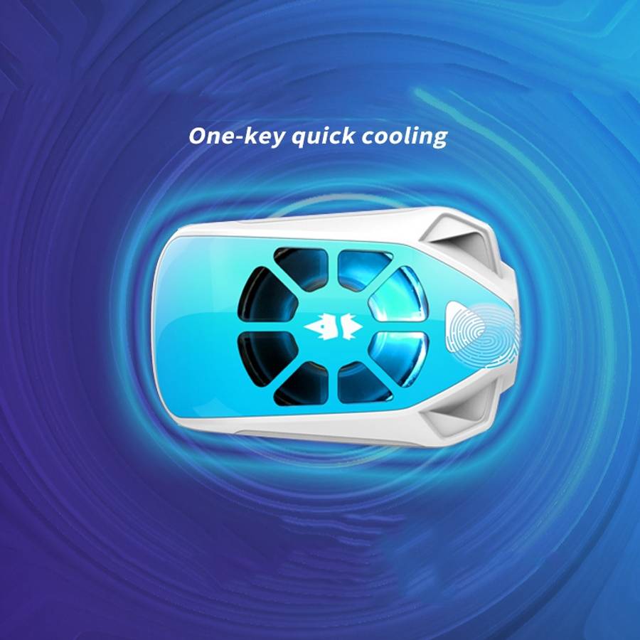 Glacier Mobile Phone Cooling Back Clip Mobile Phone Cooling Aid Semiconductor + Fan Mobile Phone R