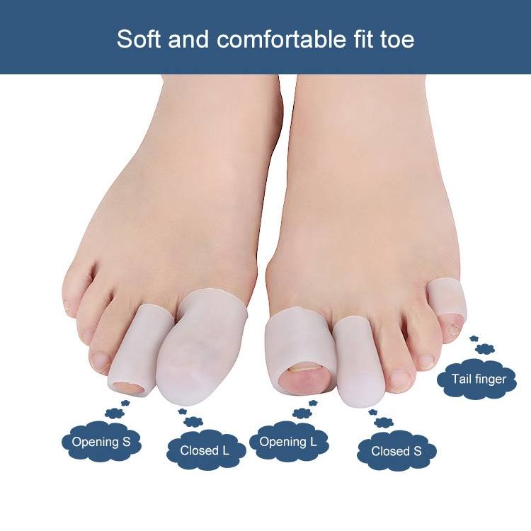 5 PCS Corn Toe Cover Finger Toe Care Set Color Random Delivry, Style:Open S