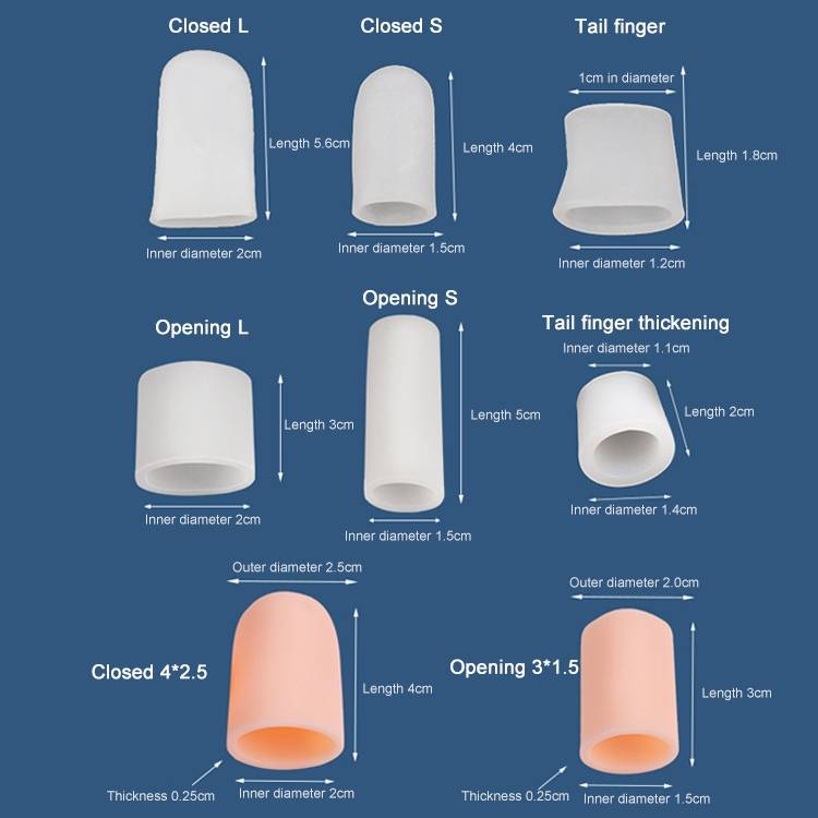 5 PCS Corn Toe Cover Finger Toe Care Set Color Random Delivry, Style:Open S