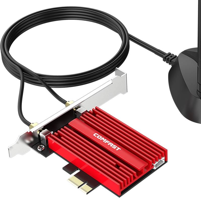 COMFAST CF-AX200 Plus Dual-Band High-Power Wireless Network Card 3000Mbps High-Speed WiFi PCI-E Gam