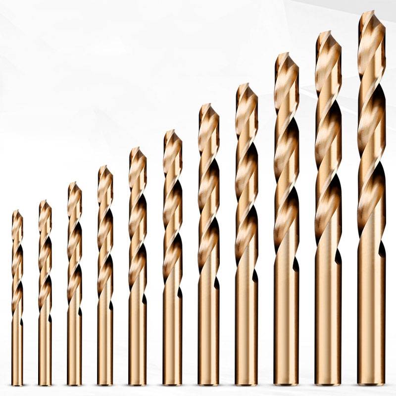 5pcs / Pack 11.0mm High Speed Steel M35 Cobalt-Containing Twist Drill Fully Ground Stainless Steel D