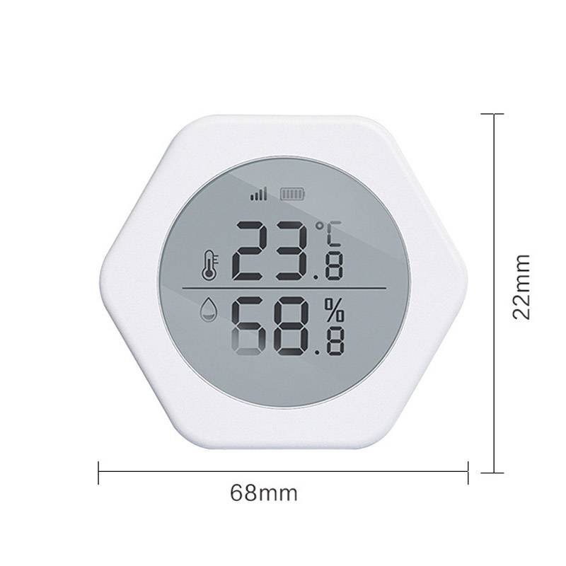 LQ-WS1 Tuya Smart Home Indoor Wireless Control Temperature And Humidity Sensor