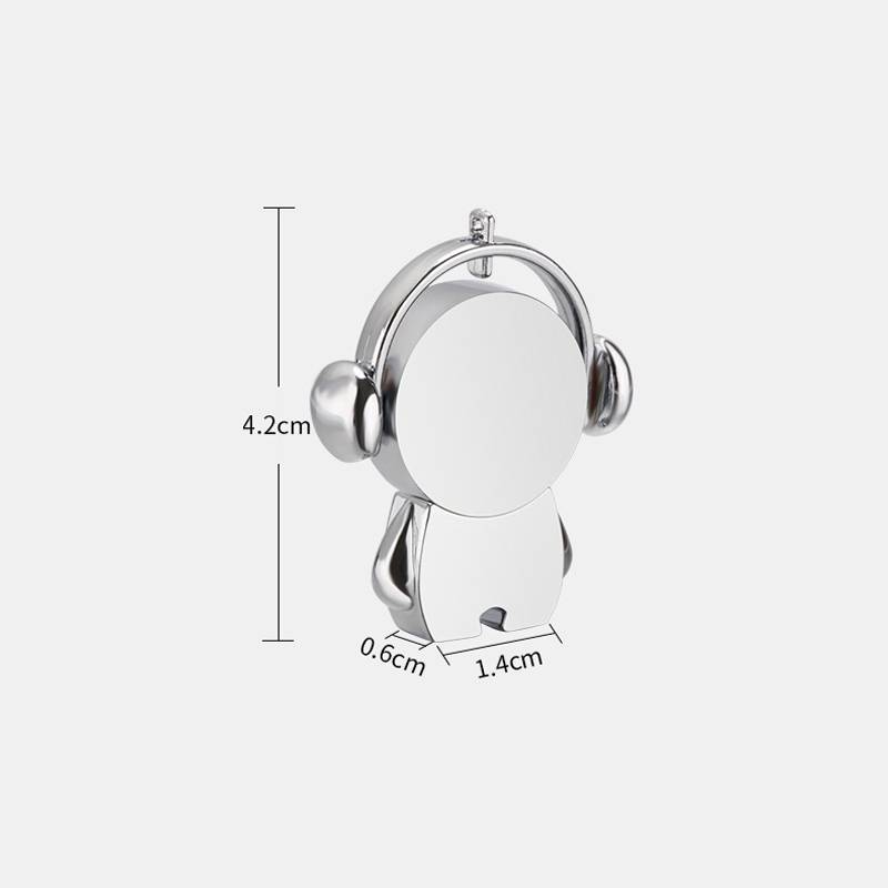 Y01 Metal Musician Car Cartoon Style U Disk, Capacity: 4GB(Rose Gold)
