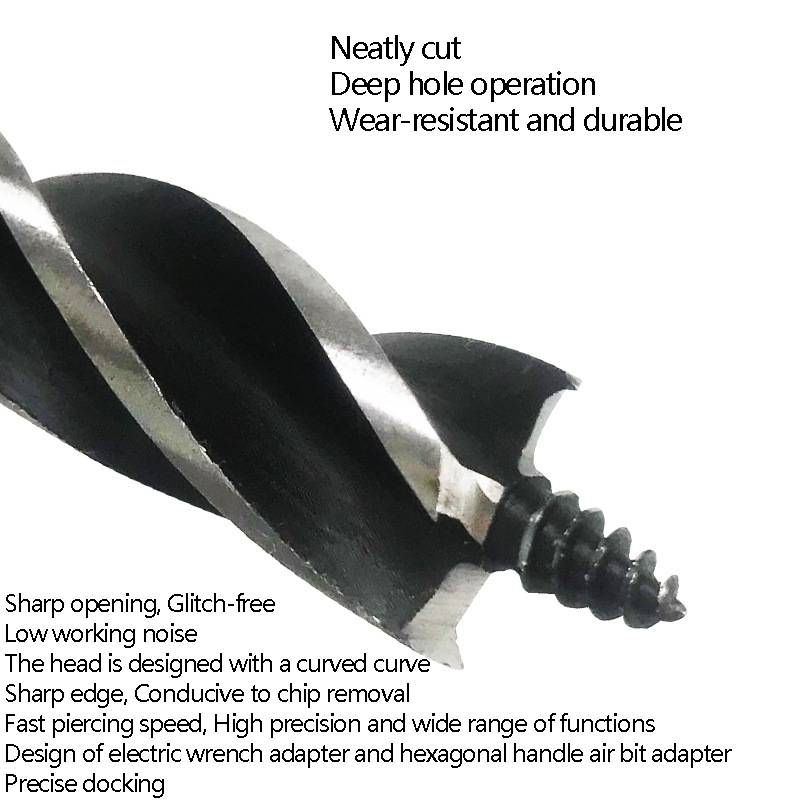 Electric Wrench Hole Opener Woodman Door Lock Rhinestone Drill Template Rejection Drill Bit, Model: